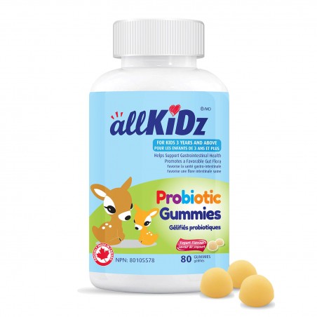 allKIDZ Probiotic Gummies Yogurt Flavour 80 Gummies | Unbeatable Prices, Daily Deals | VITASHOP