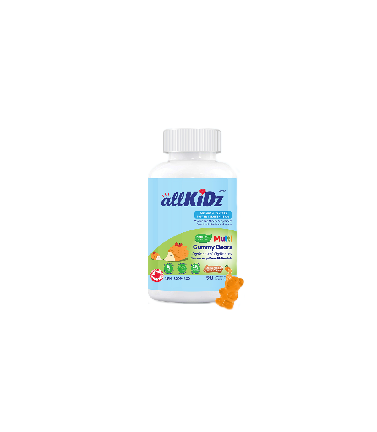 allKIDZ Multi Gummy Bears Vegetarian 90 Gummies | Unbeatable Prices, Daily Deals | VITASHOP