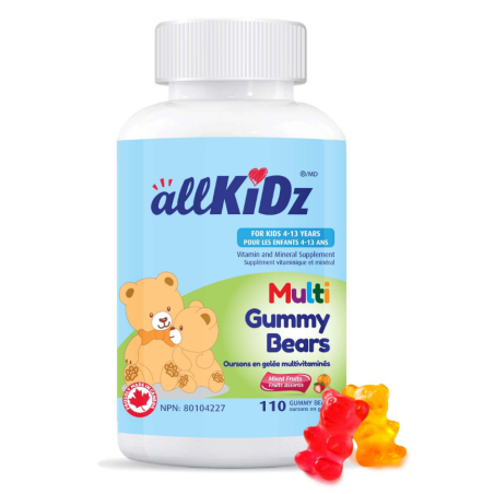 allKIDZ Multi 小熊软糖 110 粒 | 每天不同折扣, 全网最低价格 | 种类齐全的保健品店铺 VITASHOP, 只有你想不到, 没有你买不到 !