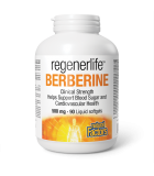 Natural Factors Regenerlife Berberine 500 mg 90 Liquid Softgels | 매일 업데이트되는 특가 상품 | VITASHOP