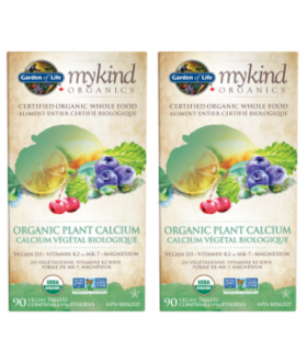 Mykind Organics Organic Plant Calcium 90 Vegi Tablet | Safest & Easiest Shopping Vitamins Online | VITASHOP