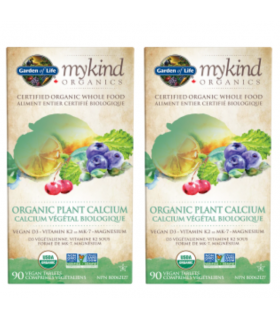 Garden of Life [2 for Deal]  Mykind Organics 有机植物钙 90 维生素片 | 每天不同折扣, 全网最低价格 | 种类齐全的保健品店铺 VITASHOP, 只有你想不到, 没有你买不到 !