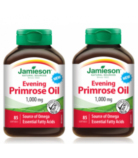 Jamieson [2 for Deal] Evening Primrose Oil 1,000 mg 85 Softgels | Unbeatable Prices, Daily Deals | VITASHOP