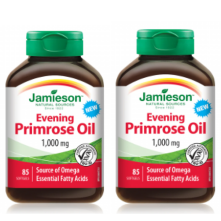 Jamieson [2 for Deal] 月见草油 1,000 毫克 85 咀软胶囊 | 每天不同折扣, 全网最低价格 | 种类齐全的保健品店铺 VITASHOP, 只有你想不到, 没有你买不到 !