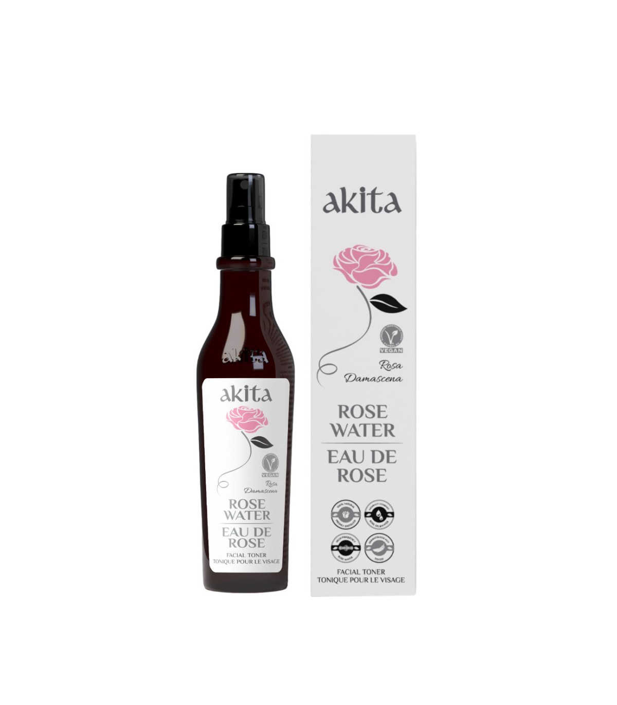 All Natural Rose Water 250 mL