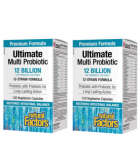 [2 for Deal]Ultimate Multi Probiotic 12 milliards de cultures probiotiques vivantes, 120 gélules végétales