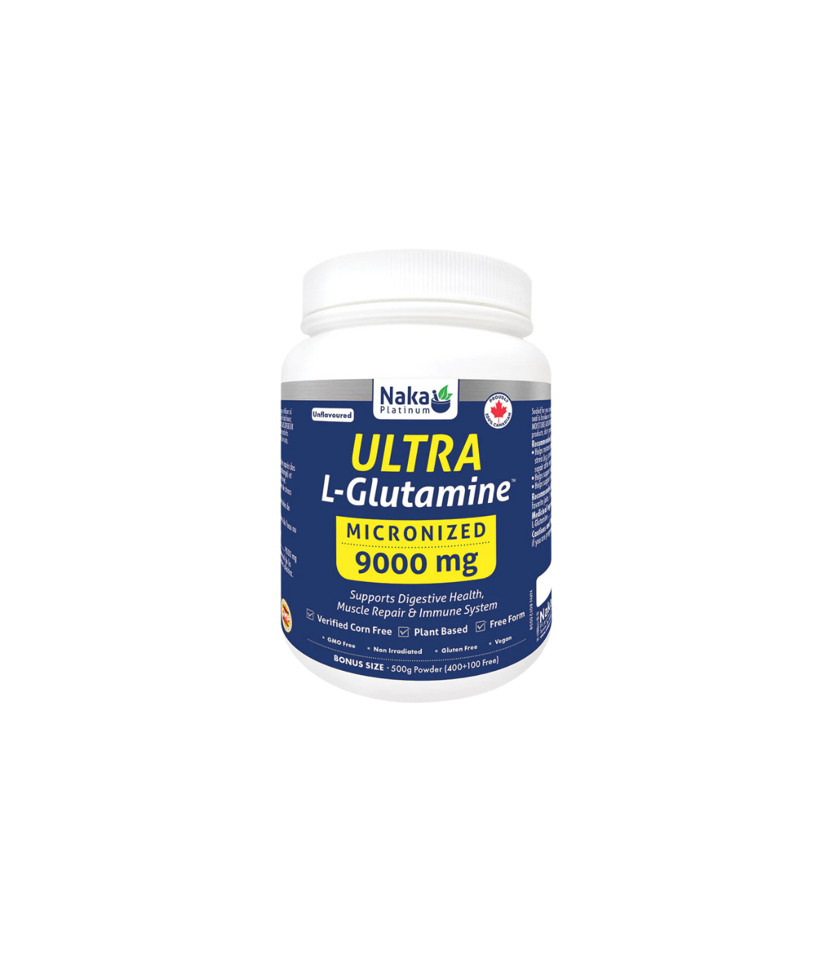 Naka Platinum Ultra L-谷氨酰胺 9000 毫克 500 克粉末 | 每天不同折扣, 全网最低价格 | 种类齐全的保健品店铺 VITASHOP, 只有你想不到, 没有你买不到 !