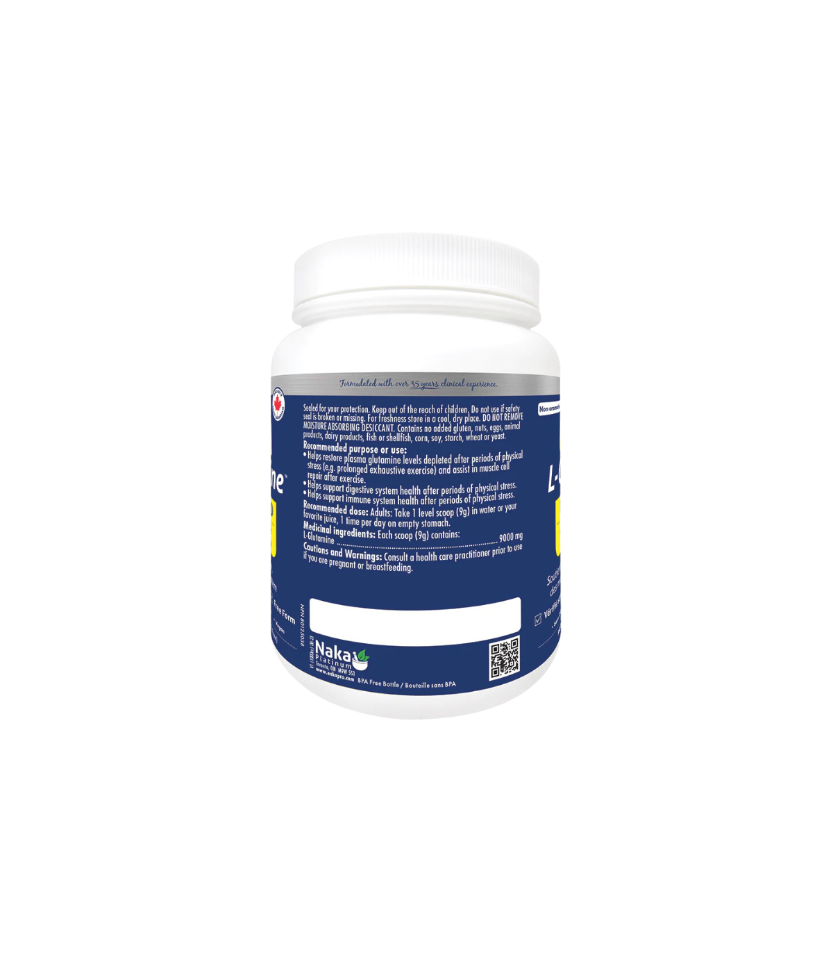 Naka 백금 울트라 L- 글루타민 9000 mg 500 g 분말 | 매일 업데이트되는 특가 상품 | VITASHOP