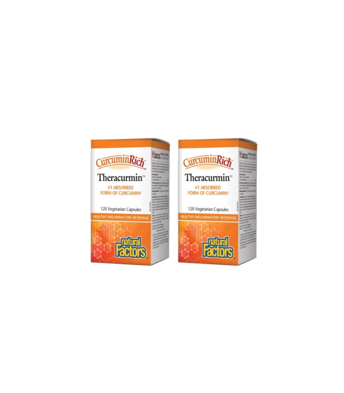 Natural Factors [2 for Deal] 커큐민리치 테라큐민, 120 베지테리언 캡슐 | 뛰어난 가격, 일일 특가 | VITASHOP