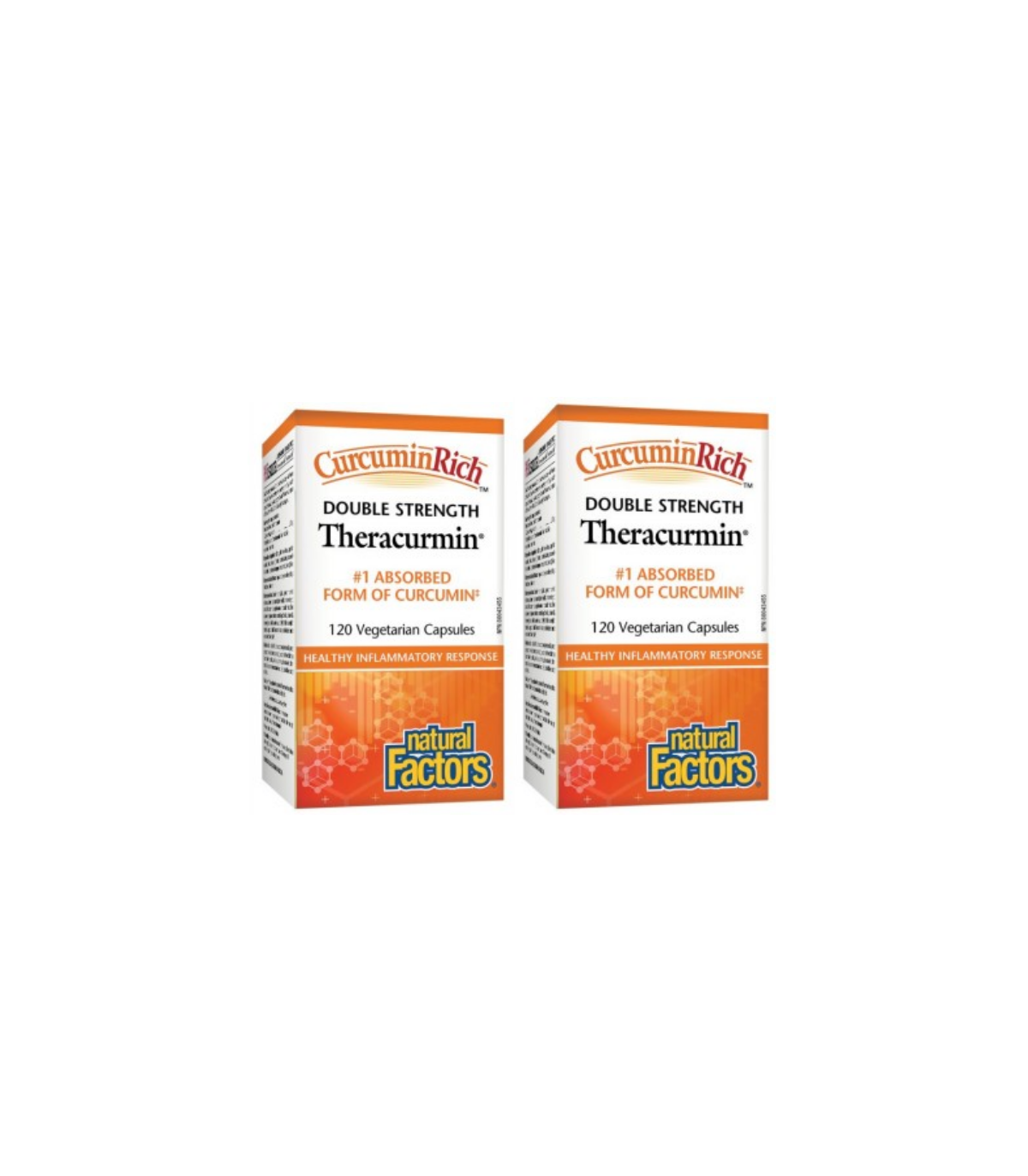 Natural Factors [2 for Deal] CurcuminRich Theracurmin Double Force, 120 Gélules Végétariennes | Prix imbattables, offres quotidi