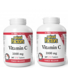 Natural Factors [2 for Deal] Vitamin C Time Release 1000 mg, 210 Tablets | Unbeatable Prices, Daily Deals | VITASHOP