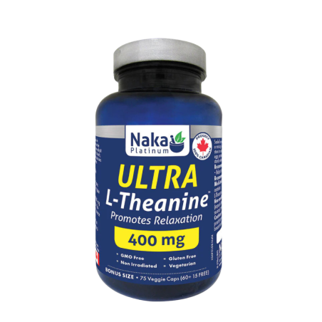Naka Platinum Ultra L-Theanine 400 mg 75 Veggie Caps | Unbeatable Prices, Daily Deals | VITASHOP