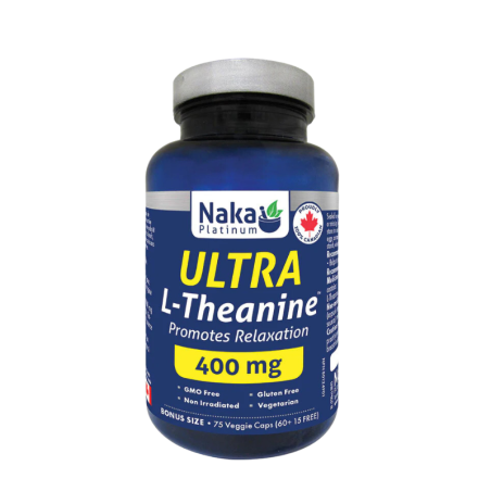 Naka Platinum Ultra L-Theanine 400 mg 75 Capsules de légumes