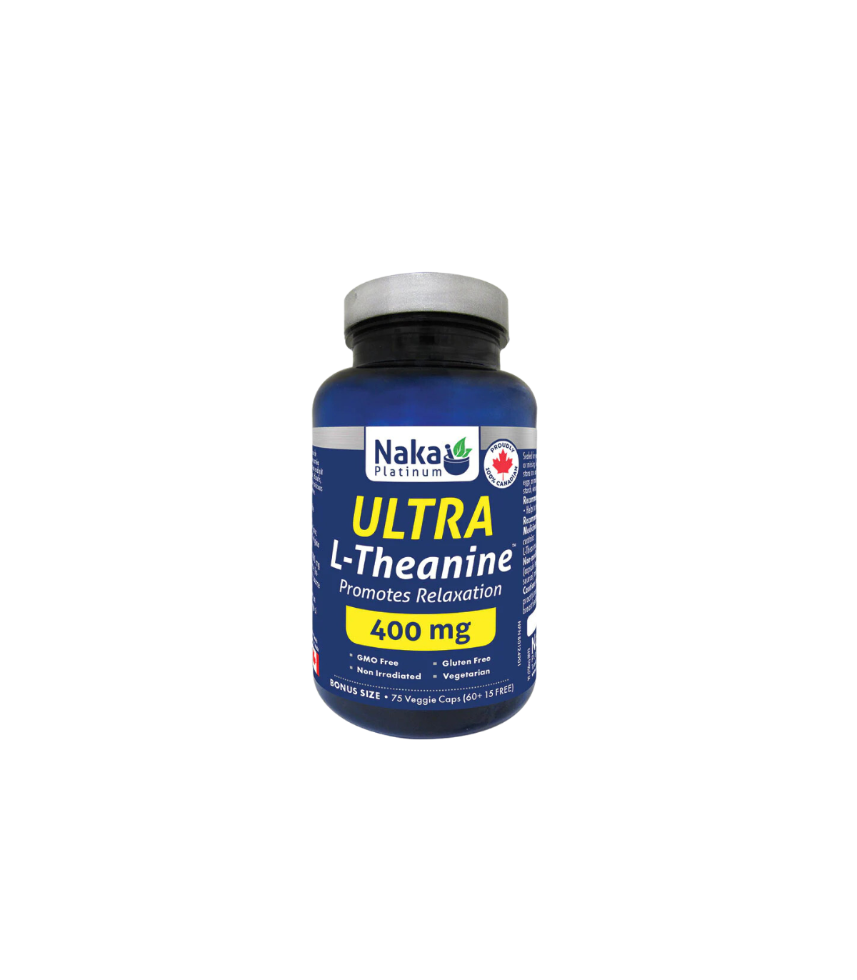 Naka 플래티넘 울트라 L-테아닌 400 mg 75 식물성 캡슐 | 매일 업데이트되는 특가 상품 | VITASHOP