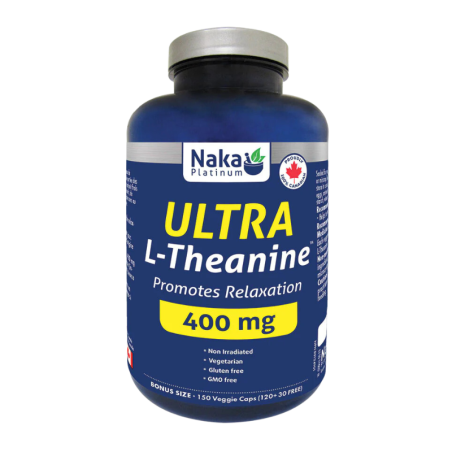 Naka Platinum Ultra L-Theanine 400 mg 150 Veggie caps | 매일 업데이트되는 특가 상품 | VITASHOP