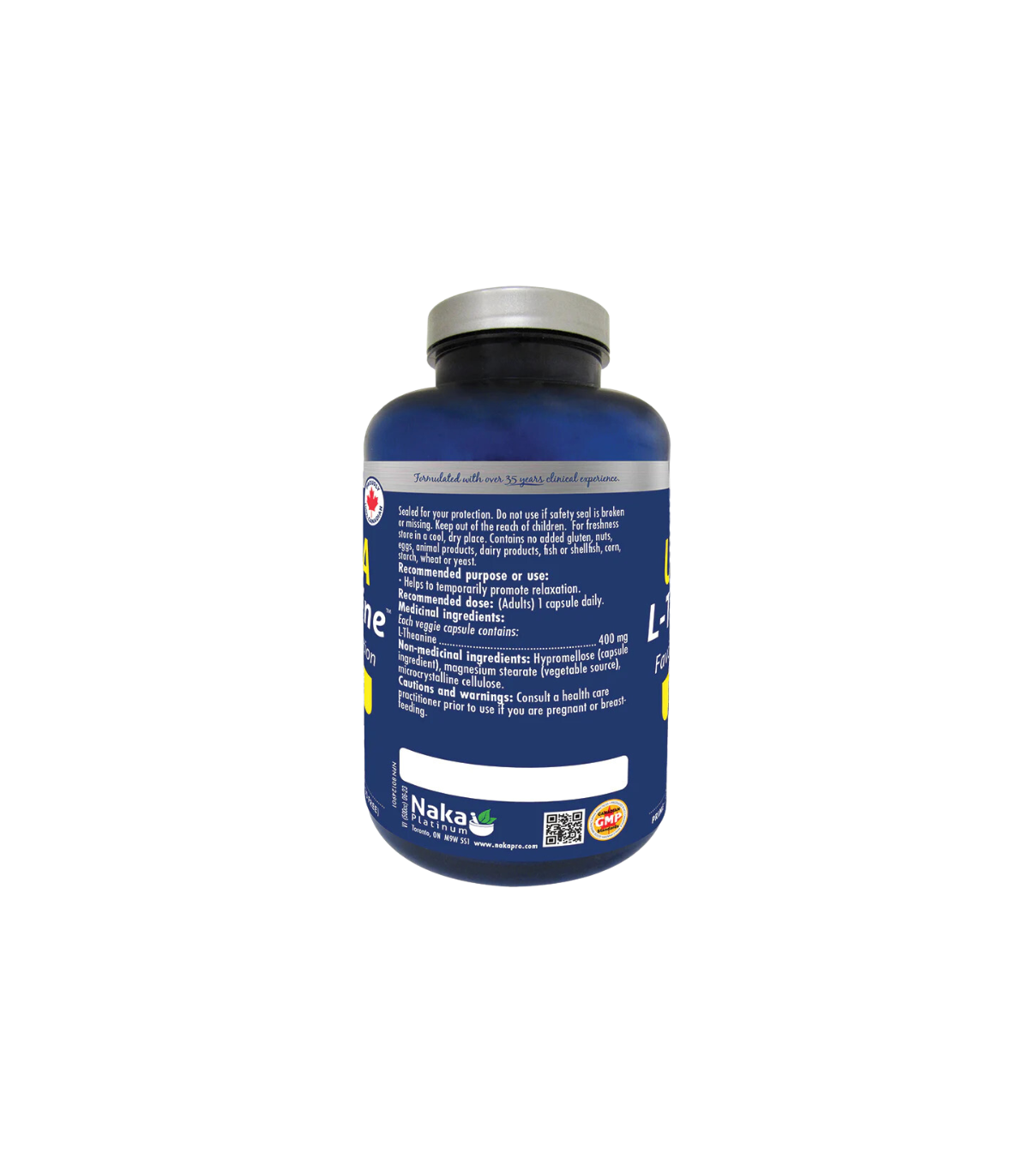 Naka Platinum Ultra L-Theanine 400 mg 150 Veggie caps | 매일 업데이트되는 특가 상품 | VITASHOP