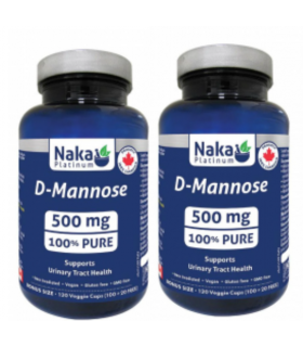 Naka [2 for Deal] Platinum D Mannose 120 Vegi Capsules | Unbeatable Prices, Daily Deals | VITASHOP