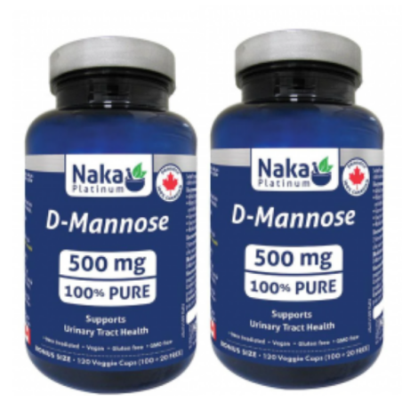Platinum D Mannose 120 Vegi Capsules | Safest & Easiest Shopping Vitamins Online | VITASHOP