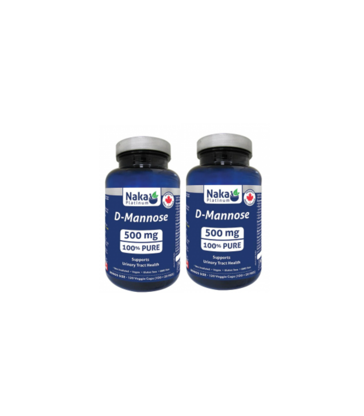Naka [2 for Deal] 나카 플래티넘 D 만노스 120 식물성 캡슐 | 매일 업데이트되는 특가 상품 | VITASHOP