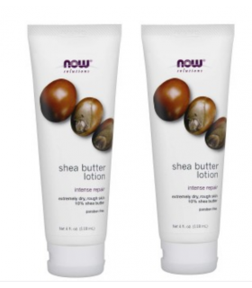 NOW Foods [2 for Deal] 나우 푸드 시어 버터 로션, 118mL | 매일 업데이트되는 특가 상품 | VITASHOP