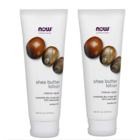NOW Foods [2 for Deal] Shea Butter Lotion, 118 mL | Unbeatable Prices, Daily Deals | VITASHOP