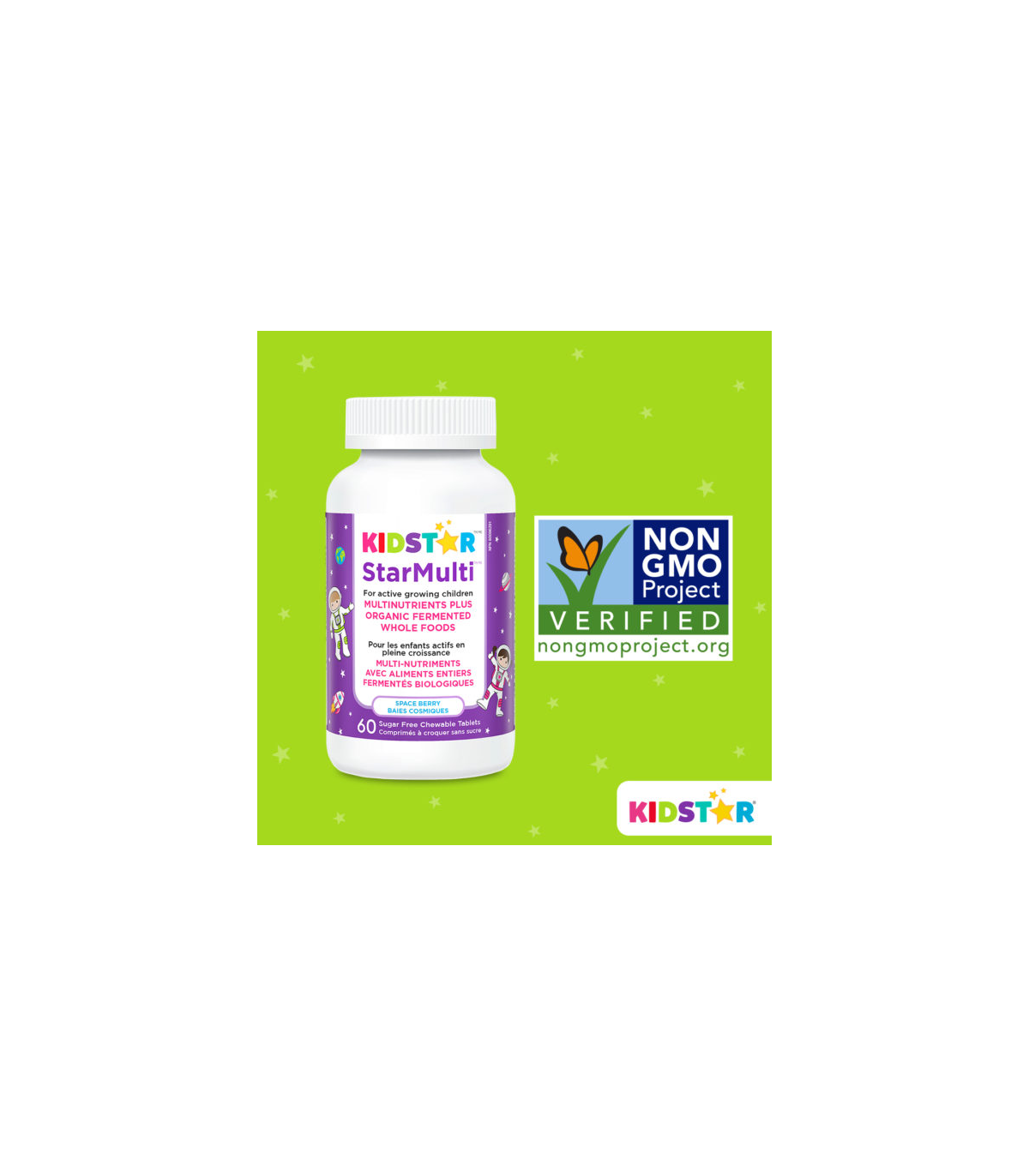 KidStar StarMulti Multinutrient Chewable Space Berry 60 Tablets | Unbeatable Prices, Daily Deals | VITASHOP