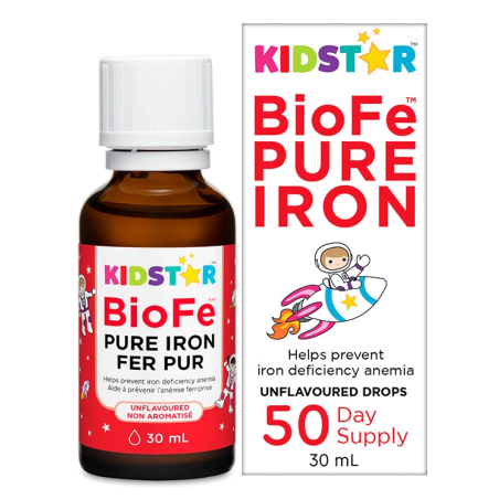 KidStar BioFe Pure Iron Drops Unflavoured 30 mL | 每天不同折扣, 全网最低价格 | 种类齐全的保健品店铺 VITASHOP, 只有你想不到, 没有你买不到 !