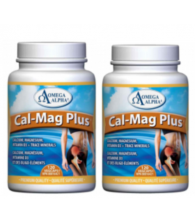 Omega Alpha [2 for Deal] CalMag Plus 120 Vagi Capsules | Unbeatable Prices, Daily Deals | VITASHOP