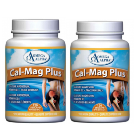 Omega Alpha [2 for Deal] CalMag Plus 120 Vagi Capsules | Unbeatable Prices, Daily Deals | VITASHOP