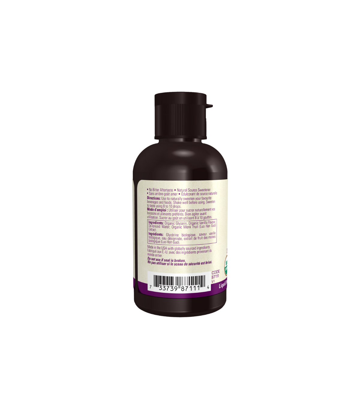 NOW Foods 유기농 몽크 과일 액상 감미료 바닐라 53 mL | 매일 업데이트되는 특가 상품 | VITASHOP