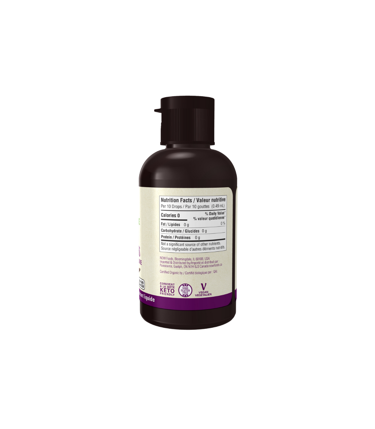 NOW Foods Organic Monk Fruit Liquid Sweetener Vanilla 53 mL | Unbeatable Prices, Daily Deals | VITASHOP