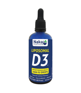 Naka Platinum Liposomal D3 2000 IU Arôme naturel de citron