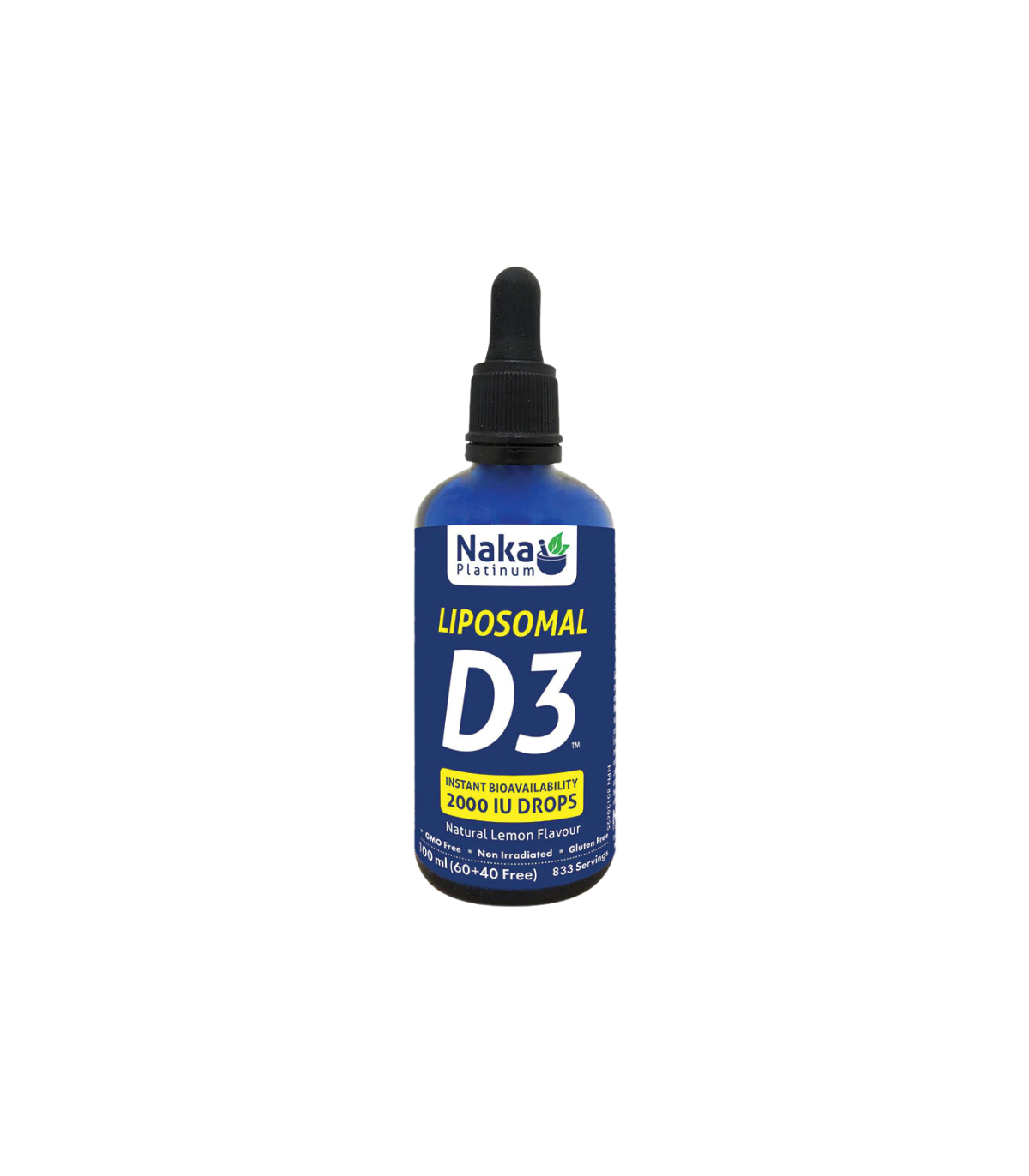 Naka Platinum Liposomal D3 2000 IU 100 mL Natural Lemon Flavour | Unbeatable Prices, Daily Deals | VITASHOP
