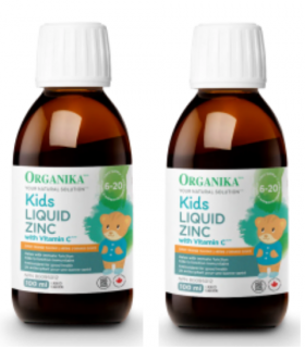 Organika [2 for Deal] Kids Liquid Zinc + Vitamin C 100 ml | Unbeatable Prices, Daily Deals | VITASHOP