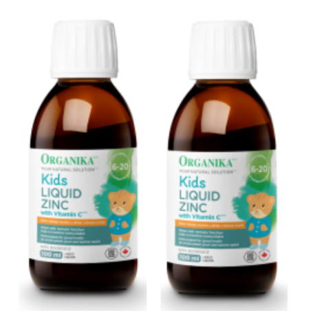 Organika [2 for Deal] Kids Liquid Zinc + Vitamin C 100 ml | 每天不同折扣, 全网最低价格 | 种类齐全的保健品店铺 VITASHOP, 只有你想不到, 没有你买不到 !