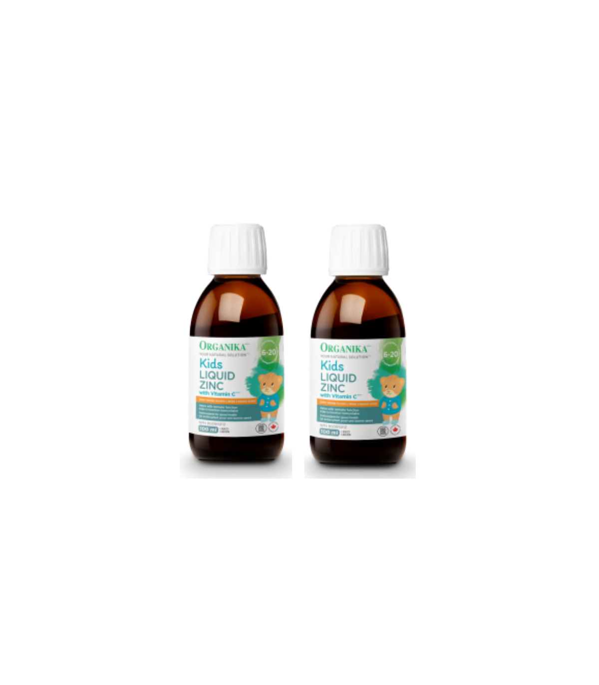 Organika [2 for Deal] Kids Liquid Zinc + Vitamin C 100 ml | 每天不同折扣, 全网最低价格 | 种类齐全的保健品店铺 VITASHOP, 只有你想不到, 没有你买不到 !