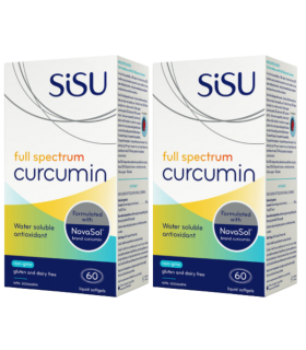 SISU [2 for Deal] Full Spectrum Curcumin, 60 Liquid Soft Gels | Unbeatable Prices, Daily Deals | VITASHOP