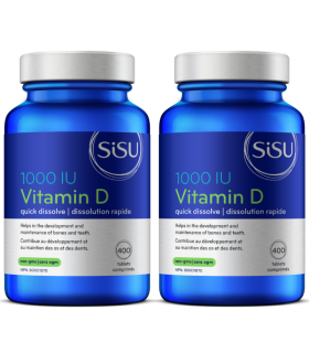SISU [2 for Deal] Vitamin D 1000 IU, 400 Tablets | Unbeatable Prices, Daily Deals | VITASHOP