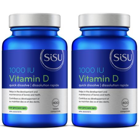 SISU [2 for Deal] Vitamin D 1000 IU, 400 Tablets | Unbeatable Prices, Daily Deals | VITASHOP