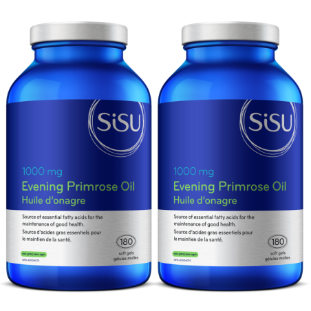 SISU [2 for Deal] Evening Primrose Oil 1000 mg, 180 Soft Gels | Unbeatable Prices, Daily Deals | VITASHOP
