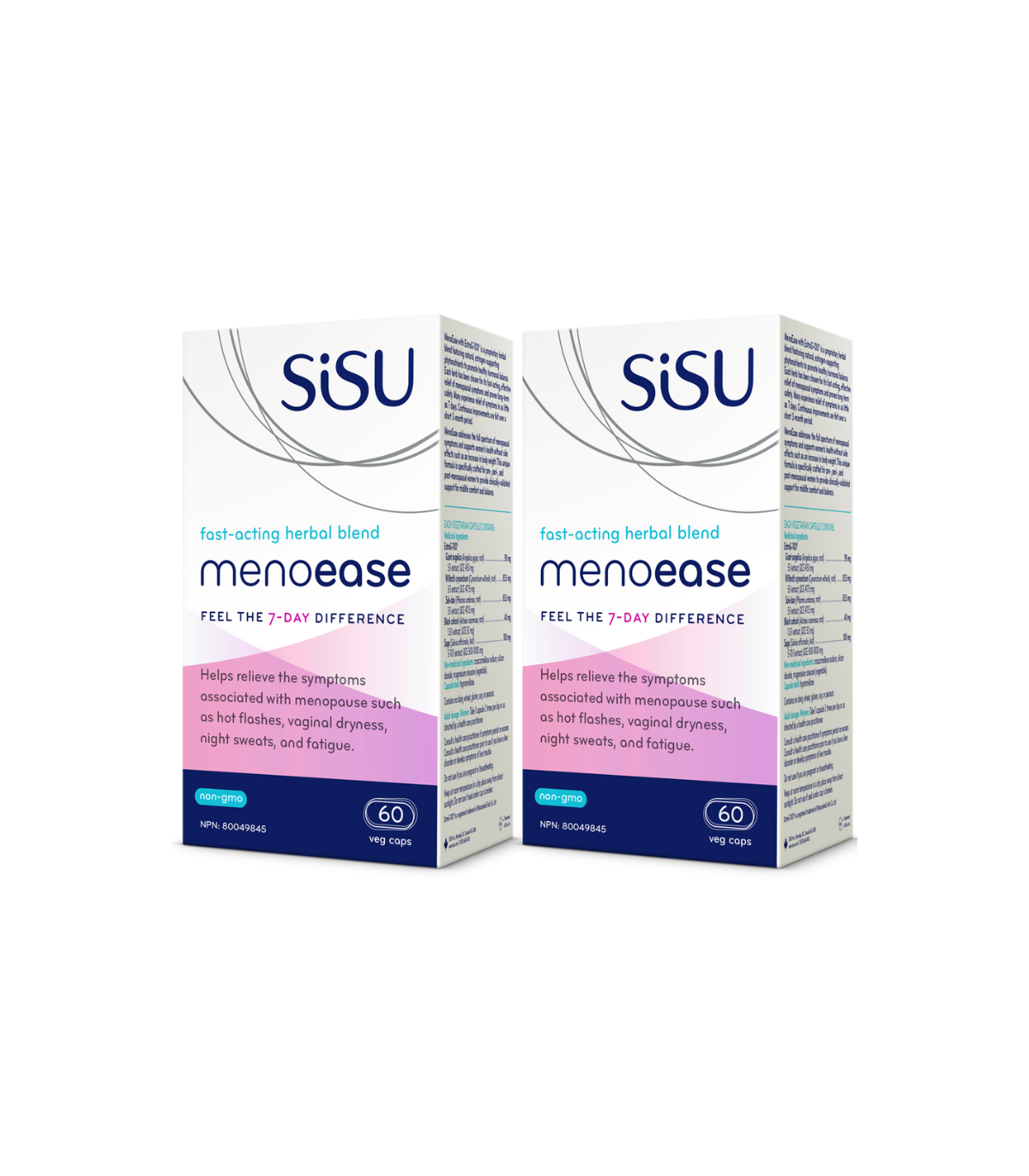 SISU [2 for Deal] MenoEase with EstroG-100, 60 Vegetable Caps | Unbeatable Prices, Daily Deals | VITASHOP