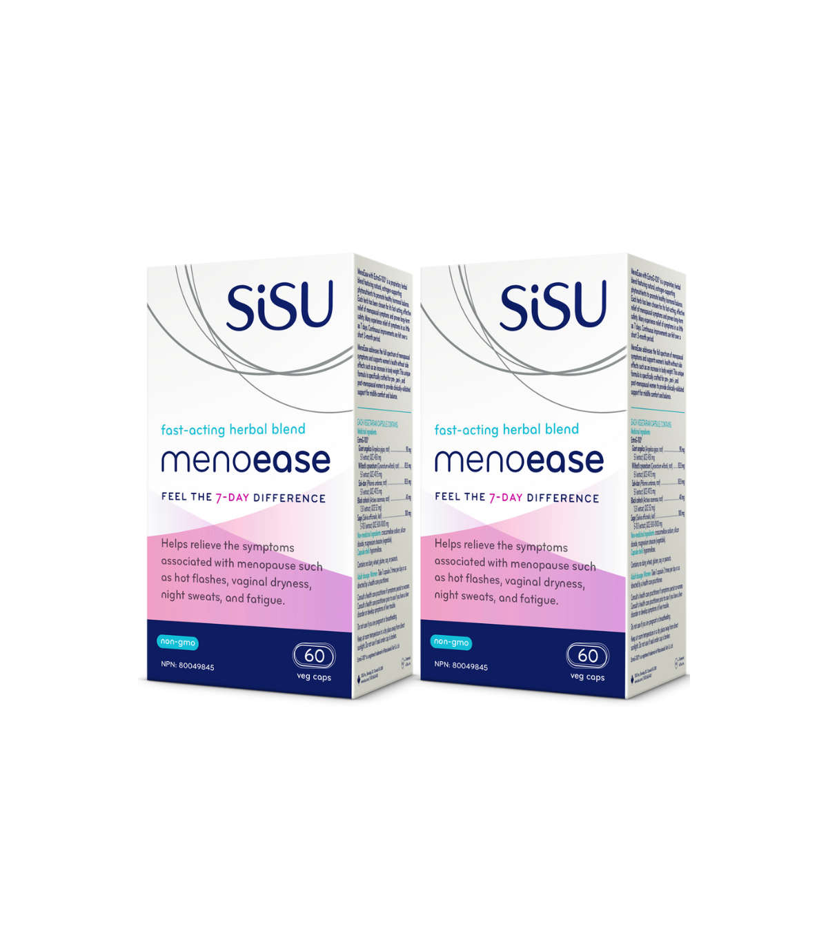 SISU [2 for Deal] MenoEase with EstroG-100, 60 Vegetable Caps | Unbeatable Prices, Daily Deals | VITASHOP