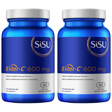 SISU [2 for Deal] Ester-C 600 mg, 60 Vegetable Caps | Unbeatable Prices, Daily Deals | VITASHOP