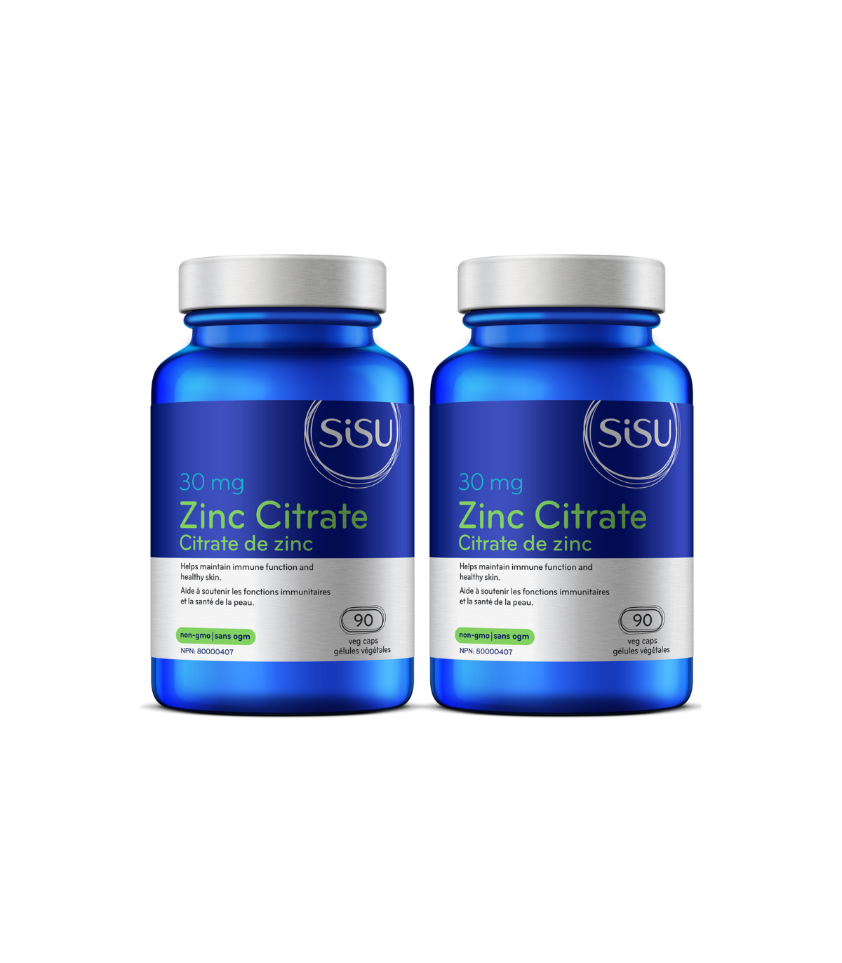SISU [2 for Deal] 구연산 아연 30mg, 식물성 캡슐 90정 | 매일 업데이트되는 특가 상품 | VITASHOP