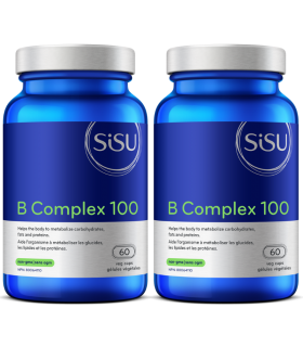 SISU [2 for Deal] B Complex 100, 60 Vegetable Caps | Unbeatable Prices, Daily Deals | VITASHOP