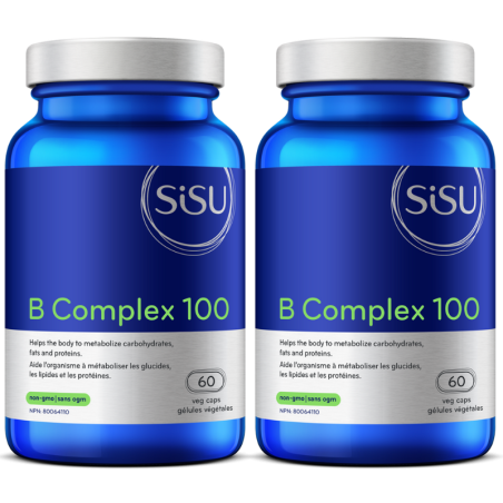 B Complexe 100, 60 gélules végétales | Safest & Easiest Shopping Vitamins Online | VITASHOP