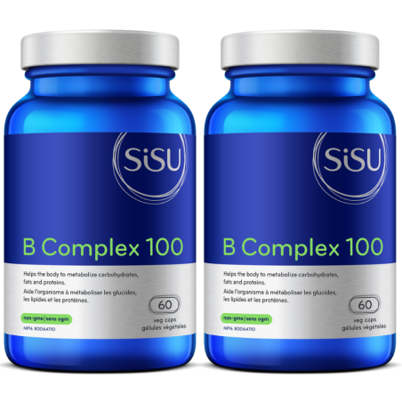SISU [2 for Deal] 复合维生素 B 100，60 植物胶囊 | 每天不同折扣, 全网最低价格 | 种类齐全的保健品店铺 VITASHOP, 只有你想不到, 没有你买不到 !