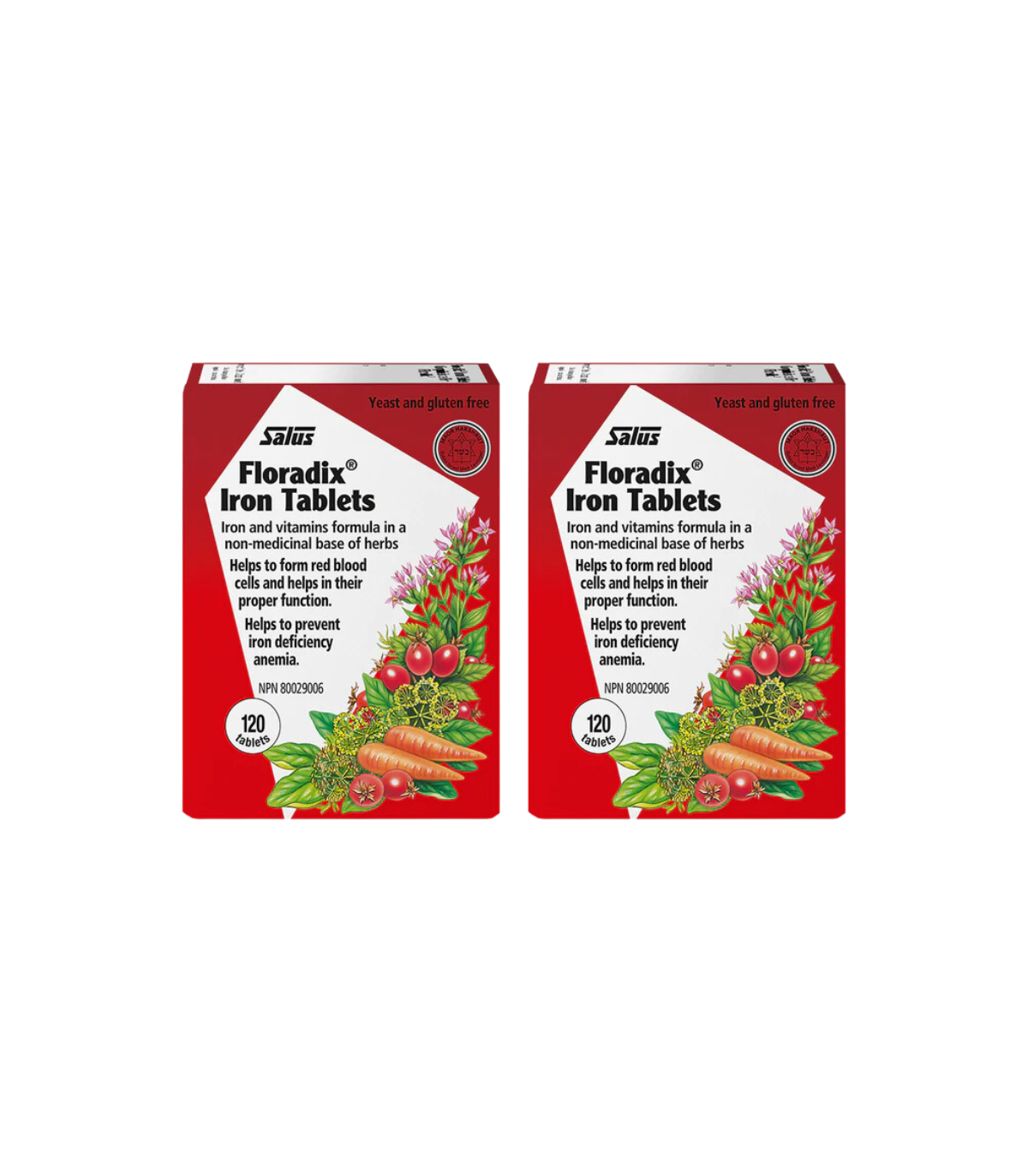 Salus [2 for Deal] Floradix 120 Tablets | Unbeatable Prices, Daily Deals | VITASHOP