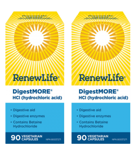 Renew Life [2 for Deal] 盐酸地高辛 90 粒胶囊 | 每天不同折扣, 全网最低价格 | 种类齐全的保健品店铺 VITASHOP, 只有你想不到, 没有你买不到 !