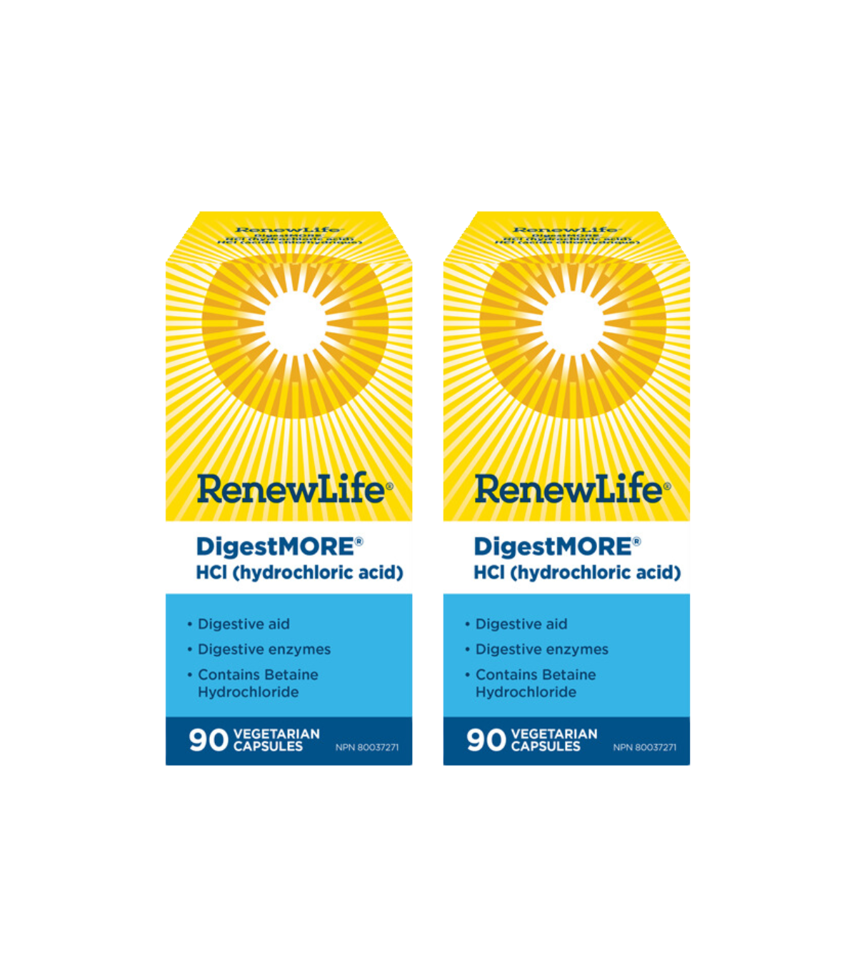 Renew Life [2 for Deal] DigestMORE HCl 90 Capsules | Unbeatable Prices, Daily Deals | VITASHOP